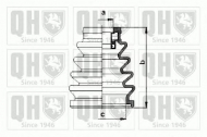 Комплект пыльника QUINTON HAZELL QJB962