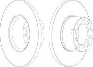 Тормозной диск FERODO FCR116A