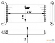 Теплообменник HELLA 8FH 351 312-141