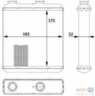 Теплообменник HELLA 8FH 351 313-541