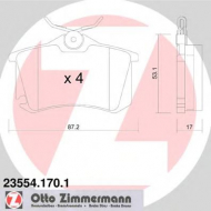 Комплект тормозных колодок ZIMMERMANN 23554.170.1