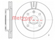 Тормозной диск METZGER 6656.10