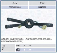 Переключатель MAGNETI MARELLI 000043026010