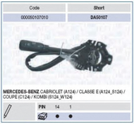 Переключатель MAGNETI MARELLI 000050107010