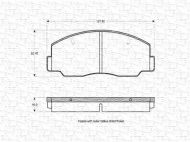 Комплект тормозных колодок MAGNETI MARELLI 363702160559