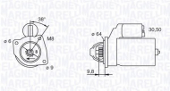 Стартер MAGNETI MARELLI 063101018010