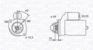 Стартер MAGNETI MARELLI 063101023010