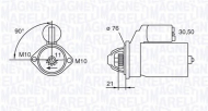 Стартер MAGNETI MARELLI 063280071010