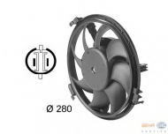 Вентилятор BEHR HELLA SERVICE 8EW 009 144-351