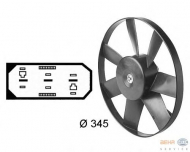 Вентилятор BEHR HELLA SERVICE 8EW 009 144-581