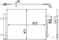 Конденсатор BEHR HELLA SERVICE 8FC 351 303-201