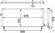 Конденсатор BEHR HELLA SERVICE 8FC 351 304-161