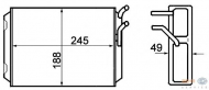 Теплообменник BEHR HELLA SERVICE 8FH 351 308-761