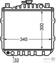 Теплообменник BEHR HELLA SERVICE 8MK 376 726-541
