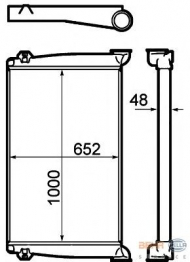 Теплообменник BEHR HELLA SERVICE 8ML 376 792-001