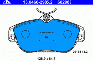 Комплект тормозных колодок ATE 13.0460-2985.2