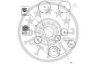 Ременный комплект OPTIMAL SK-1218