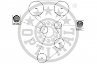 Ременный комплект OPTIMAL SK-1630