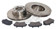 Комплект тормозов MAPCO 47680