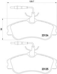 Комплект тормозных колодок PAGID T5099