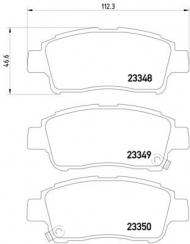 Комплект тормозных колодок PAGID T3098
