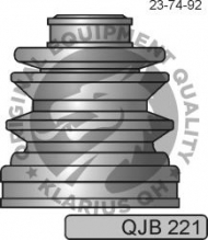 Комплект пыльника QH Benelux QJB221