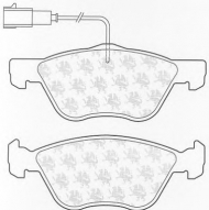 Комплект тормозных колодок QH Benelux BP1048