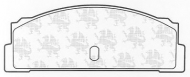 Комплект тормозных колодок QH Benelux BP186