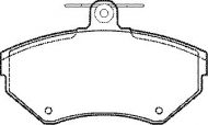 Комплект тормозных колодок QH Benelux BP1063