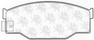 Комплект тормозных колодок QH Benelux BP1155