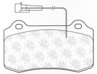 Комплект тормозных колодок QH Benelux BP1201