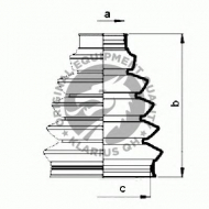 Комплект пыльника QH Benelux QJB840
