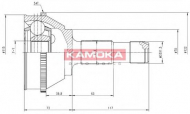Шарнирный комплект KAMOKA 6508