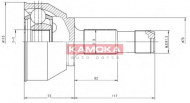 Шарнирный комплект KAMOKA 6556