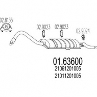 Амортизатор MTS 01.63600