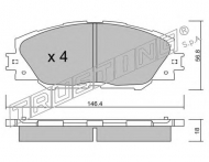 Комплект тормозных колодок TRUSTING 764.0