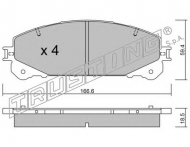 Комплект тормозных колодок TRUSTING 954.1