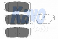Комплект тормозных колодок KAVO PARTS KBP-4017