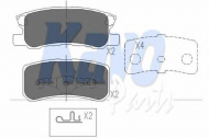 Комплект тормозных колодок KAVO PARTS KBP-5515