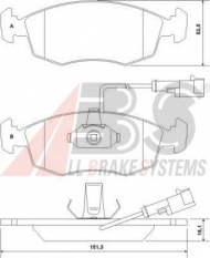 Комплект тормозных колодок A.B.S. 37122 OE