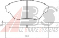 Комплект тормозных колодок A.B.S. 37191 OE
