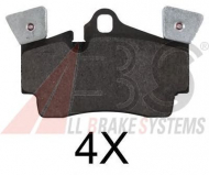 Комплект тормозных колодок A.B.S. 37792