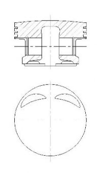 Поршень NÜRAL 87-109100-00