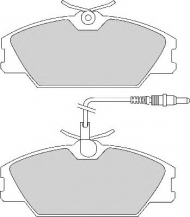 Комплект тормозных колодок NECTO FD2112A