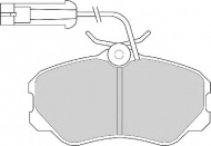 Комплект тормозных колодок NECTO FD6241A