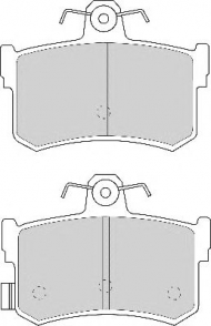 Комплект тормозных колодок NECTO FD6594A