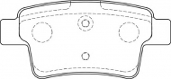 Комплект тормозных колодок NECTO FD7298A