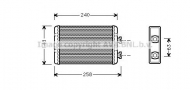 Теплообменник AVA QUALITY COOLING BW6210