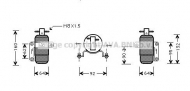 Осушитель AVA QUALITY COOLING CRD059