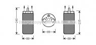 Осушитель AVA QUALITY COOLING RTD453